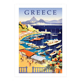 Greece, Fishing Boats on a Harbor (Print Only) thumbnail