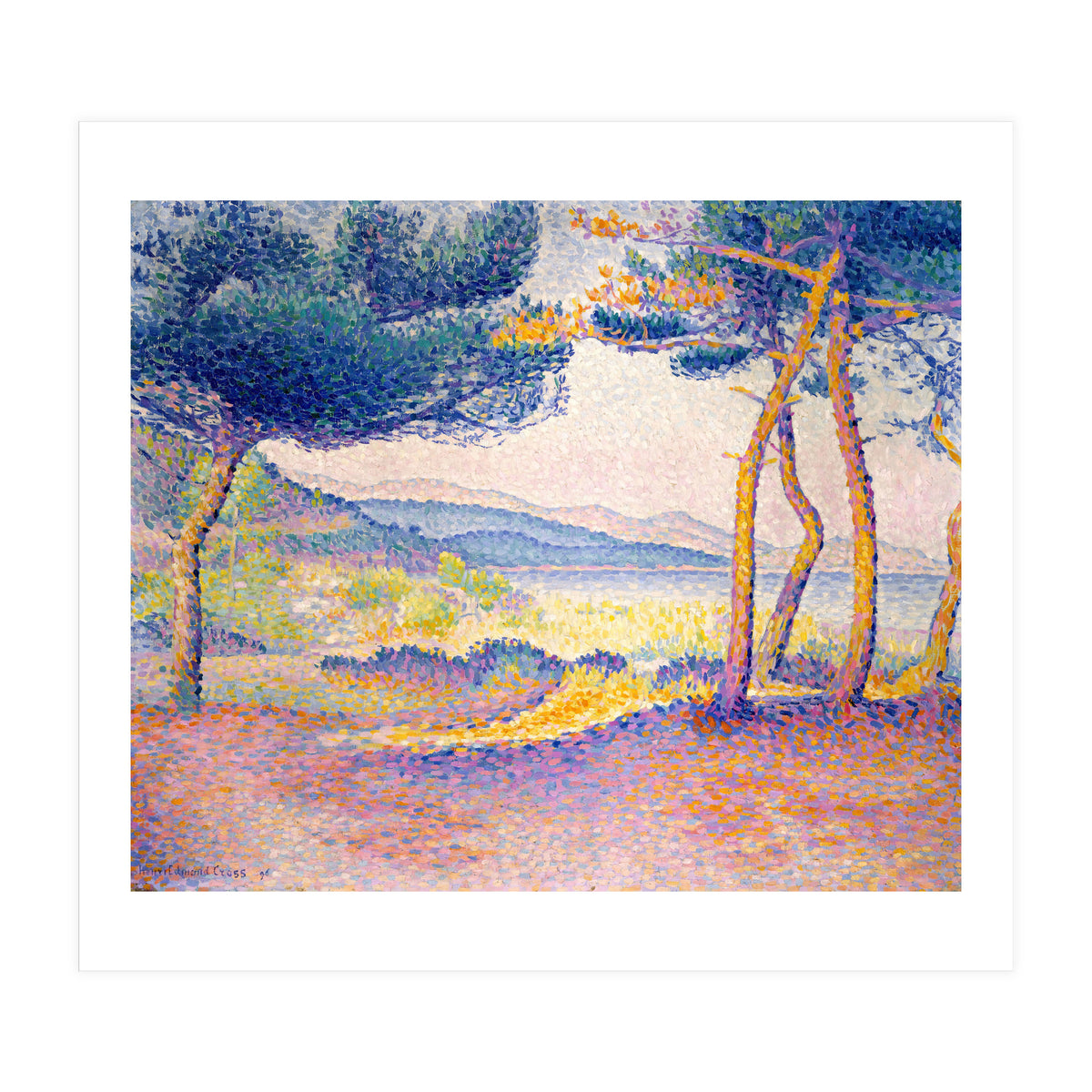 Pines Along the Shore. (Print Only)