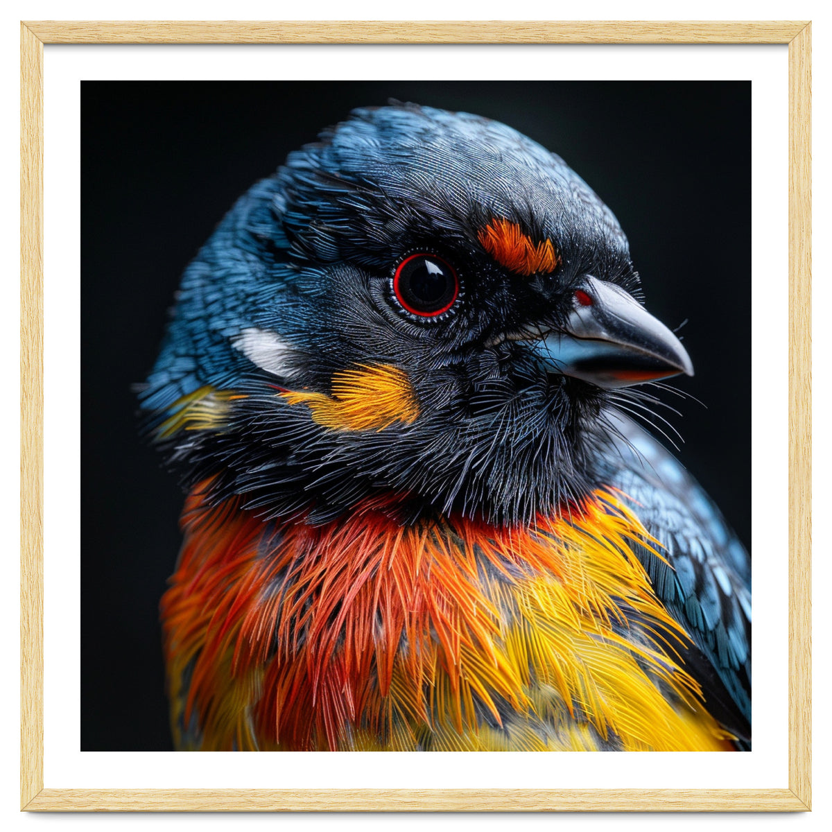 Close Up Of A Colorful Bird In The Wild