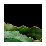 Green & Gold Agate Texture 10  (Print Only) thumbnail