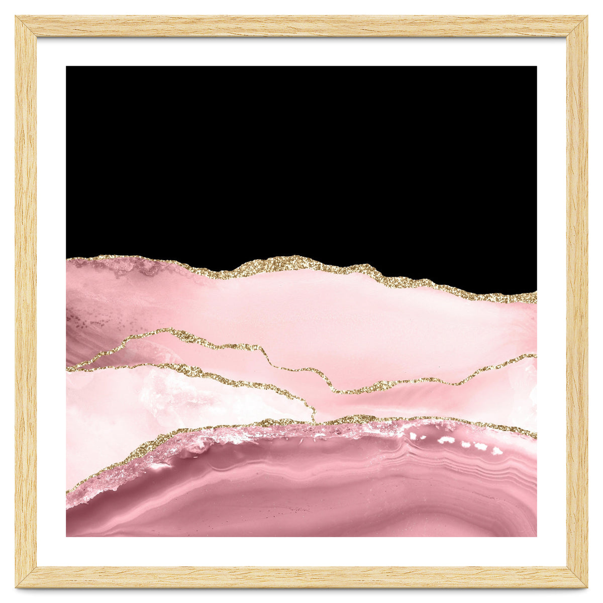 Blush & Gold Agate Texture 02