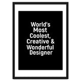 World's most coolest, creative and wonderful designer thumbnail