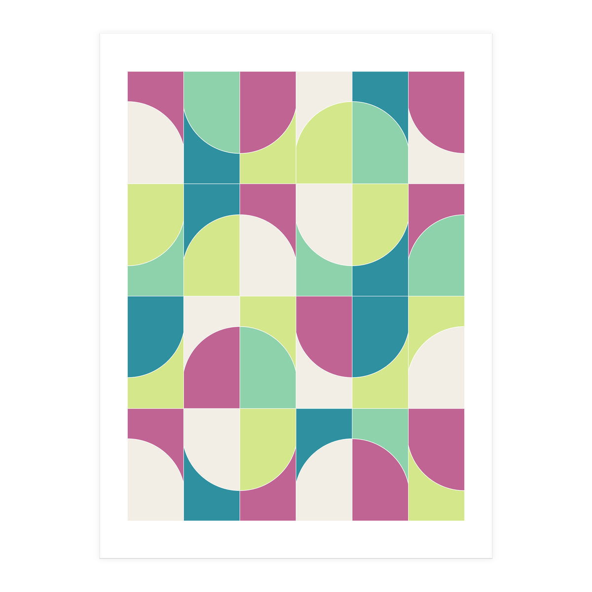 Bold Geo Tiles 04 (Print Only)