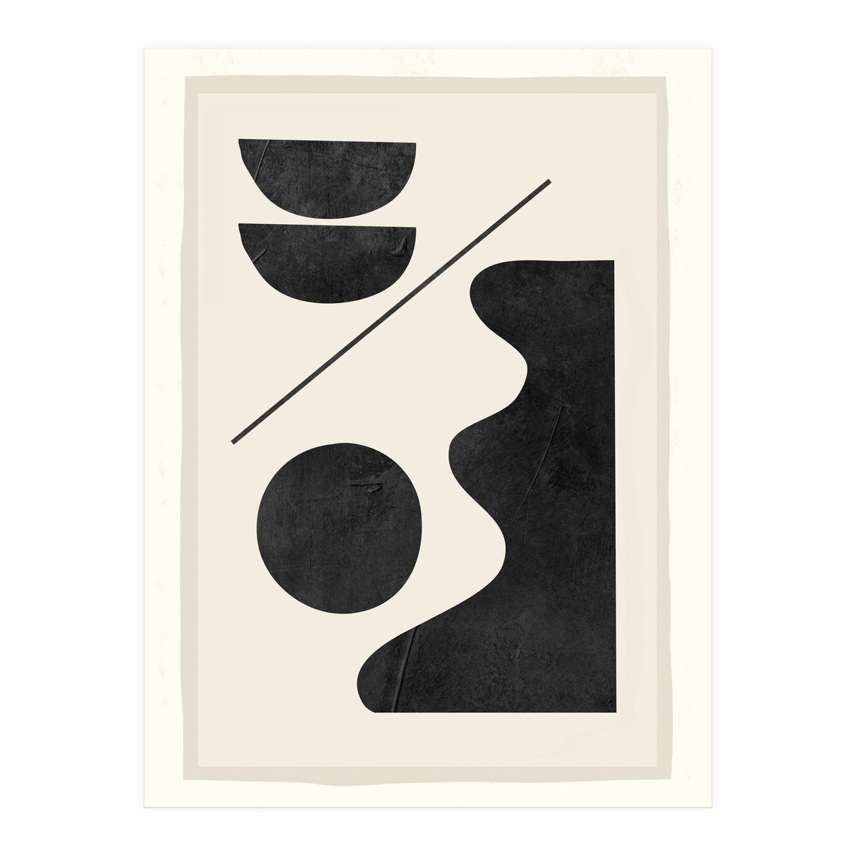 Modern Abstract Minimal Shapes 188 (Print Only)