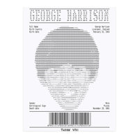 Receipt Art George Harrison (Print Only)