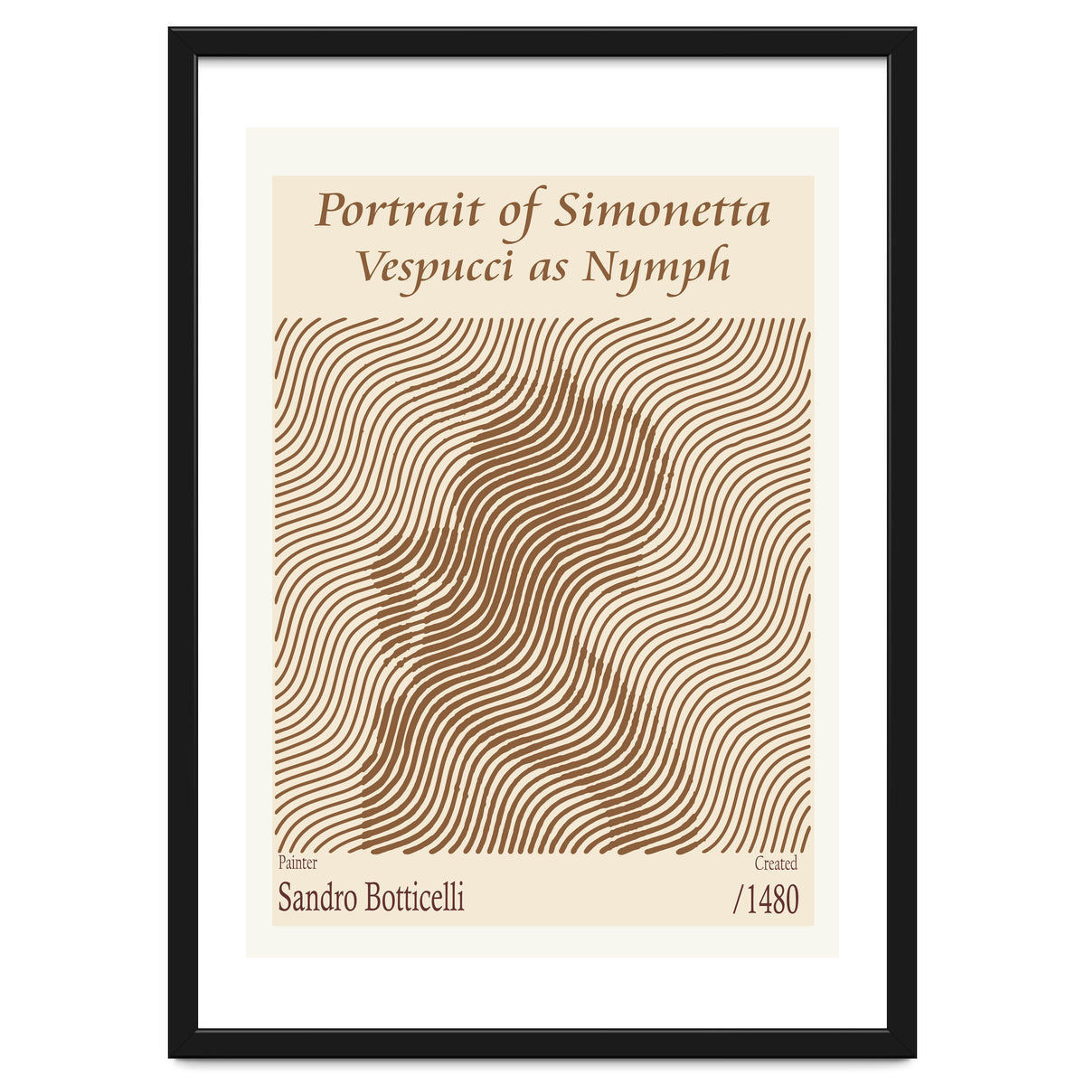 Portrait Of Simonetta Vespucci As Nymph – Sandro Botticelli (1480)