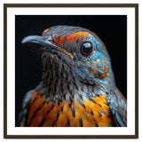 Close Up Of A Colorful Exotic Bird Head thumbnail