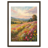Serene Wildflower Meadow at Sunset Oil Painting thumbnail