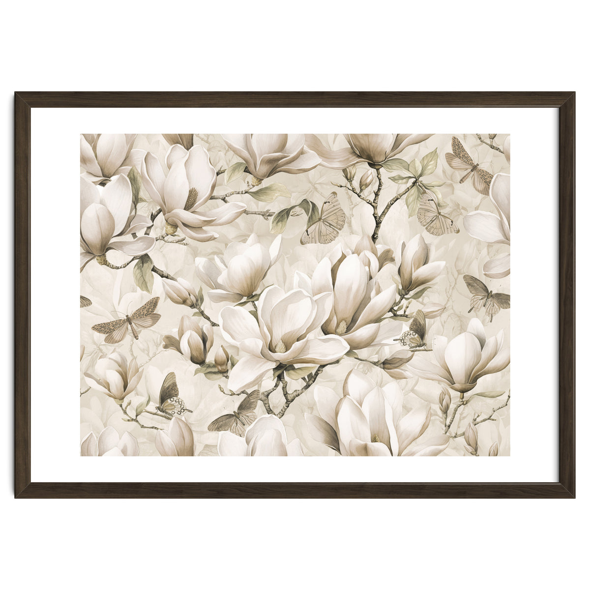 Magnolia And Butterfly Cream