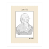 John Adams – John Trumbull (ascii Art) (Print Only) thumbnail
