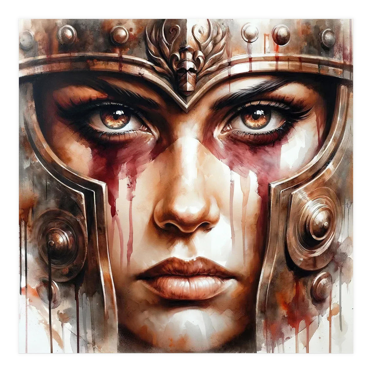 Iron Helm Warrior Queen (Print Only)