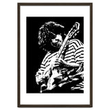 Pat Metheny American Jazz Guitarist Legend in Monochrome 3 thumbnail