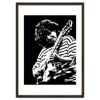 Pat Metheny American Jazz Guitarist Legend in Monochrome 3