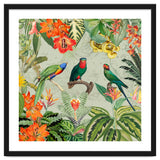Exotic Parrots Jungle Landscape thumbnail