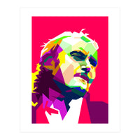 Phil Collins Pop Art WPAP (Print Only)