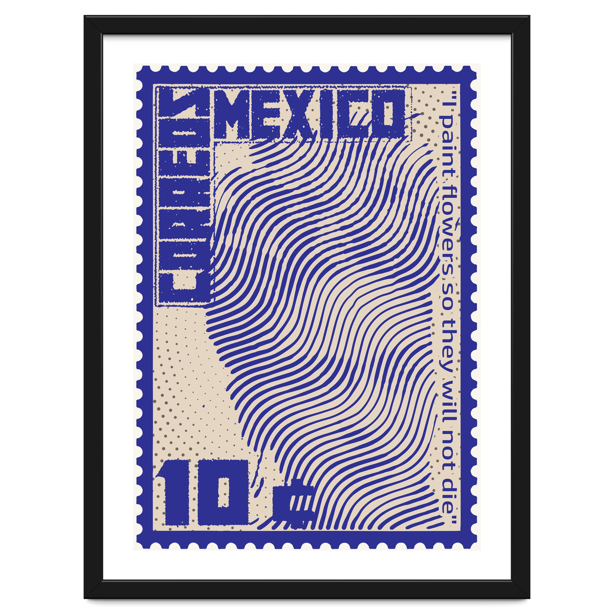 Frida Kahlo Stamps Art