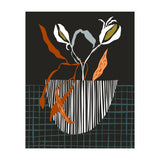 Midcentury plant pot dark (Print Only) thumbnail
