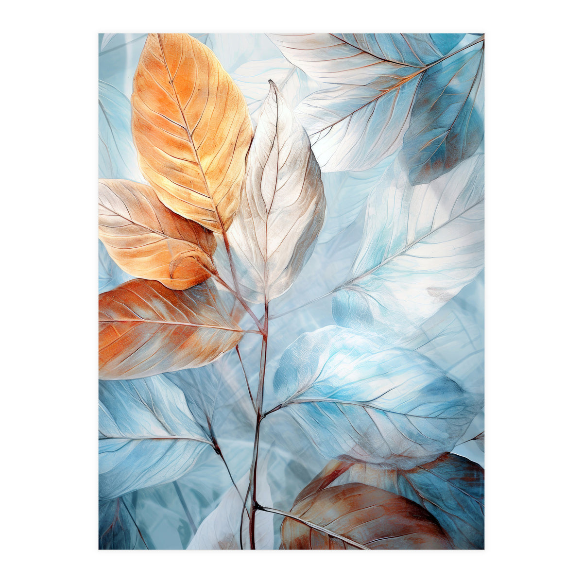 Winter leaves 3 (Print Only)