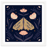 Moth And Flowers thumbnail
