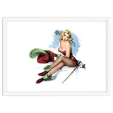 Pinup Sexy Girl Posing In Zorro Costume thumbnail
