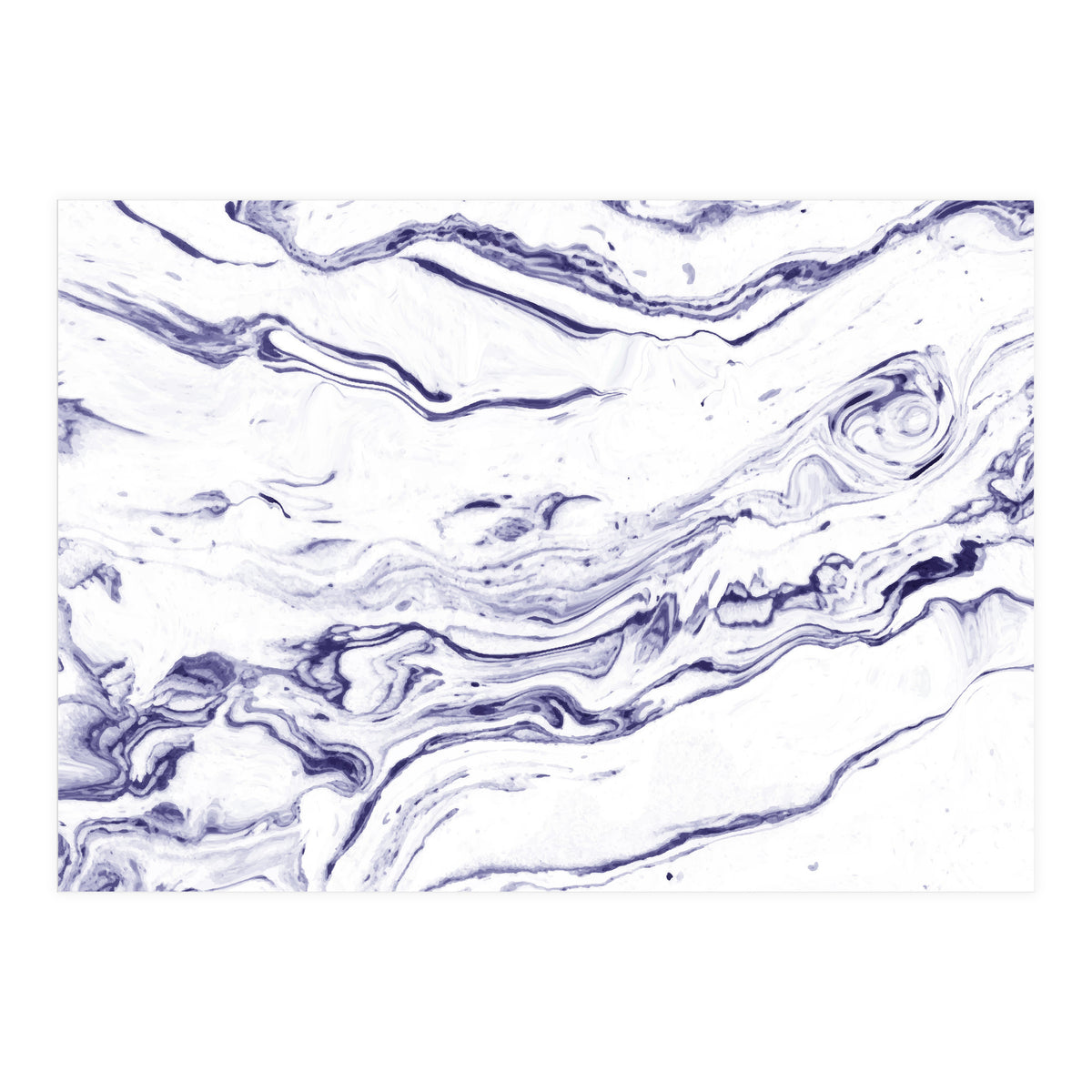 Navy Blue Marble #society6 #decor #marble (Print Only)