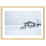 Benches in the Winter seascape thumbnail