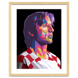 Luka Modric pop art portrait thumbnail