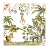 Watercolor Wild Animals Jungle  (Print Only) thumbnail