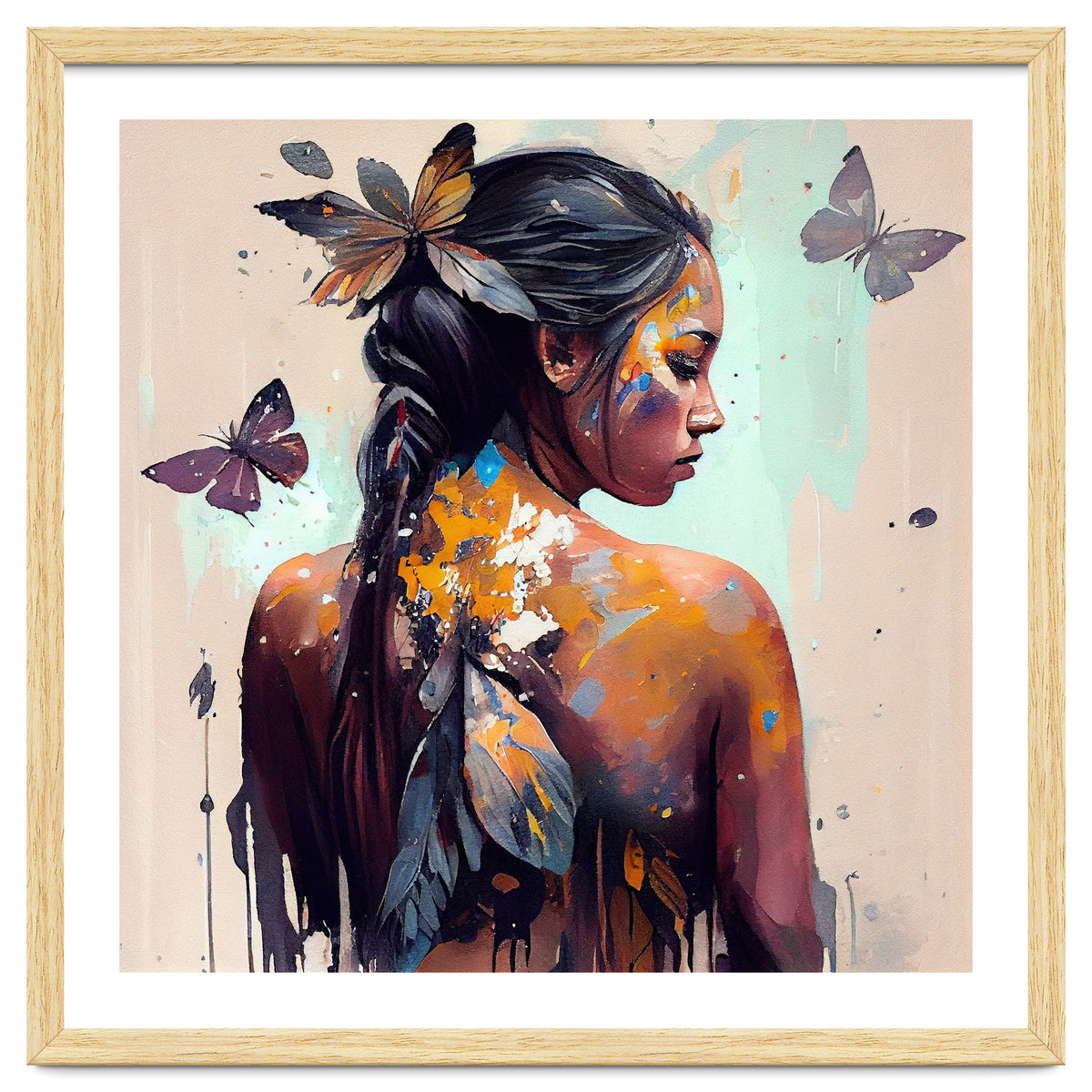 Powerful Butterfly Woman Body #2