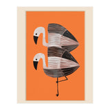 Tangerine Flamingos (Print Only) thumbnail