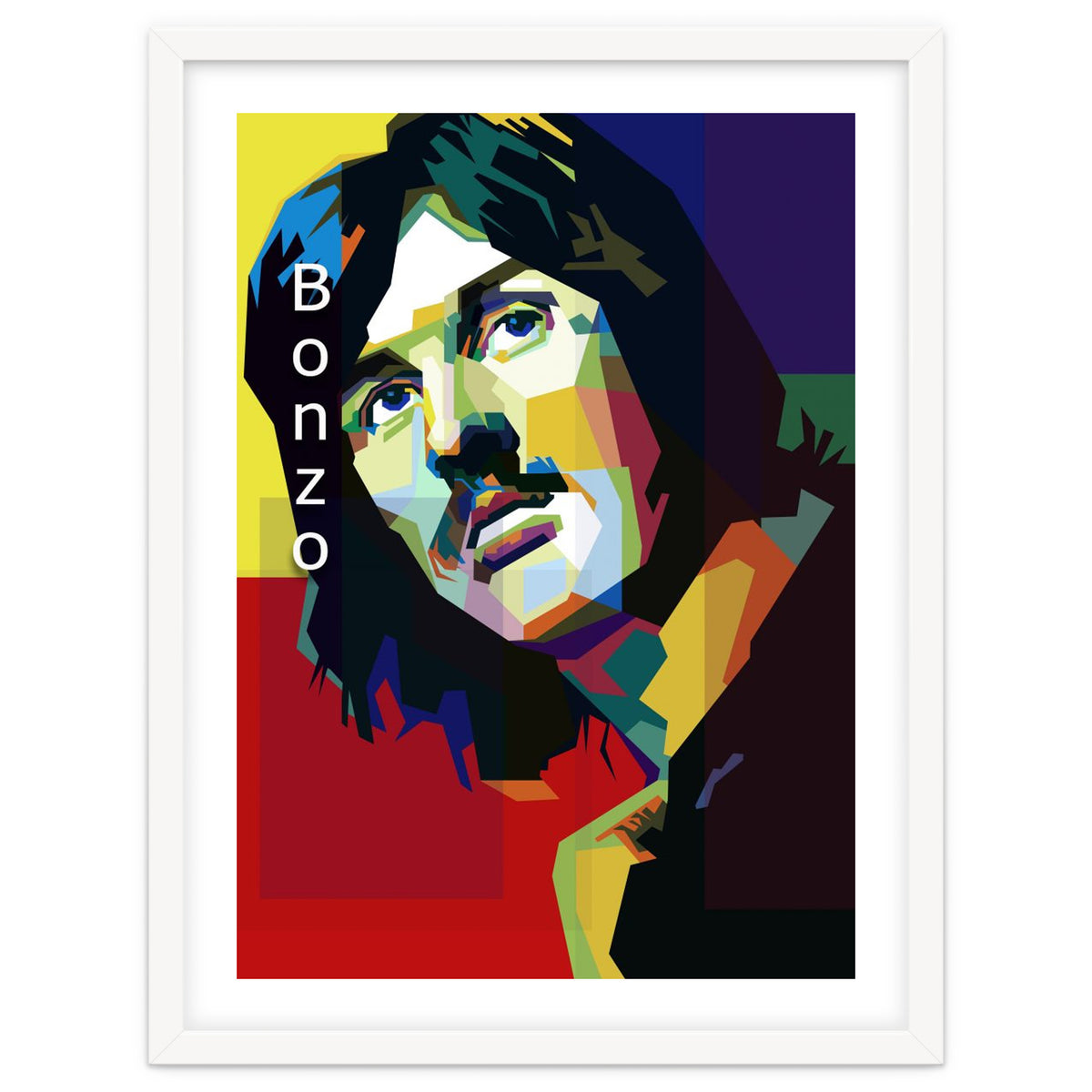 John Bonham Led Zeppelin Pop Art WPAP