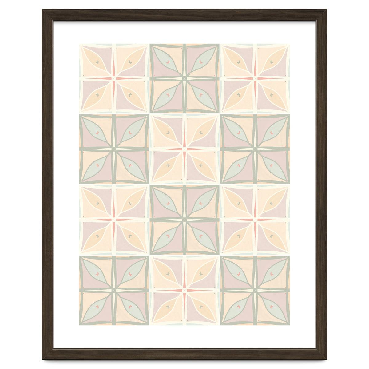 Old Style Pastels Kitchen Tiles