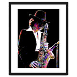 Gato Barbieri  Argentine Jazz Saxophonist Colorful Art thumbnail