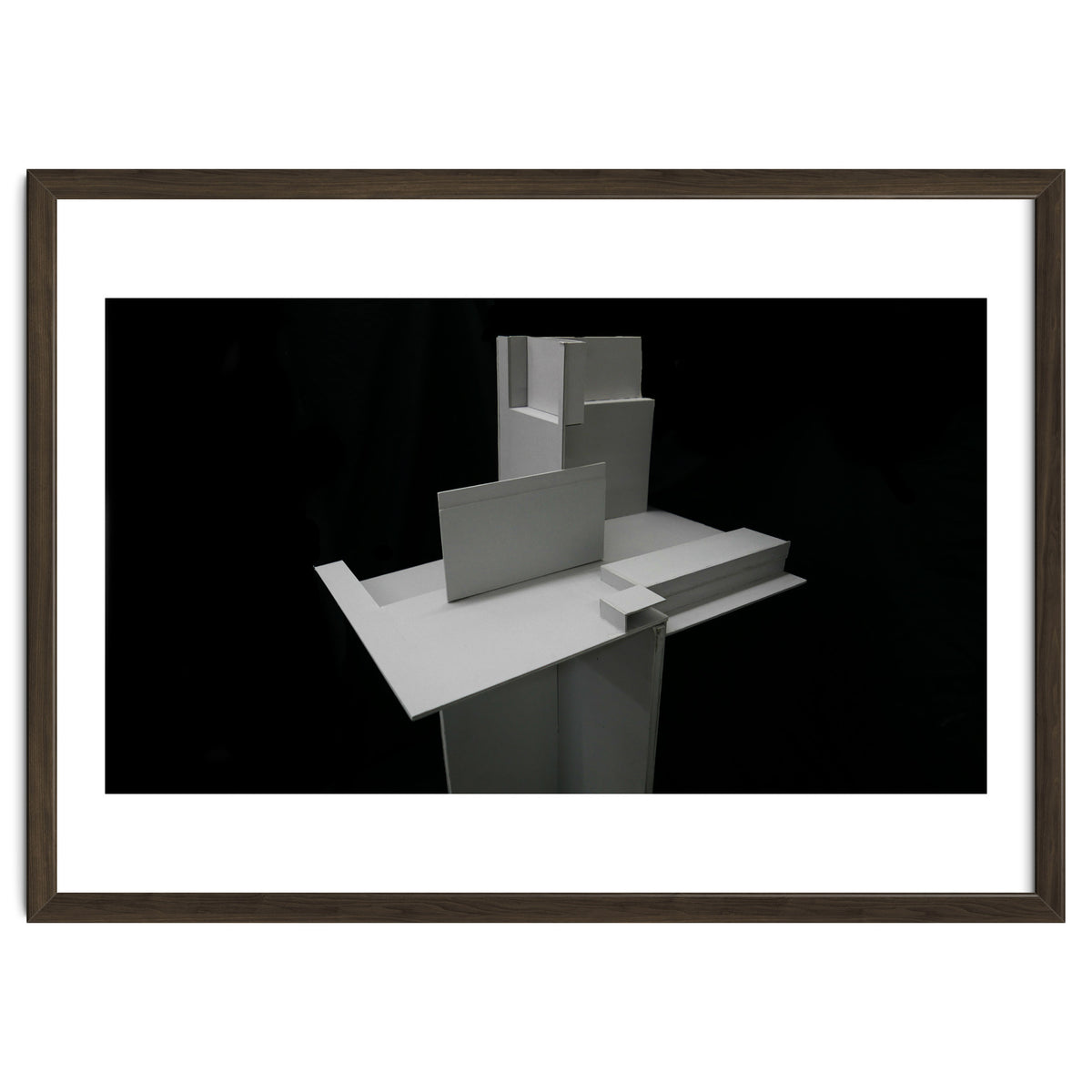 Architectural Model Grey Cardboard