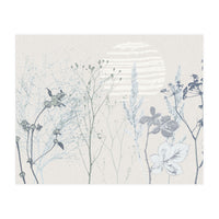 Plant based calming atmosphere soft blue (Print Only)