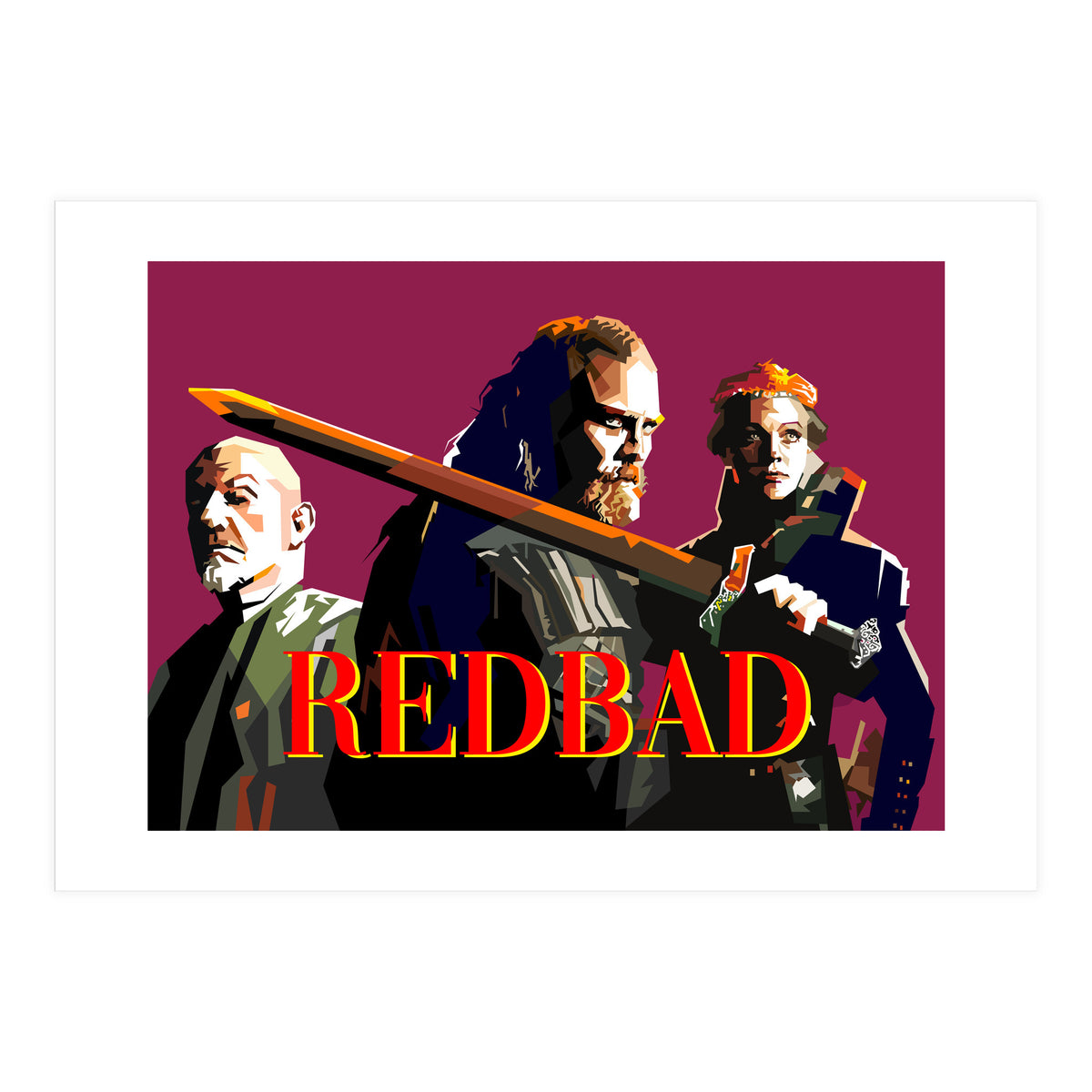 Redbad Sword Knight Movies Trending Now Landscape (Print Only)