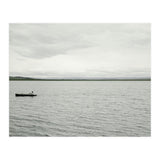 A boy pedaling the Board on the Lake - Iceland (Print Only) thumbnail