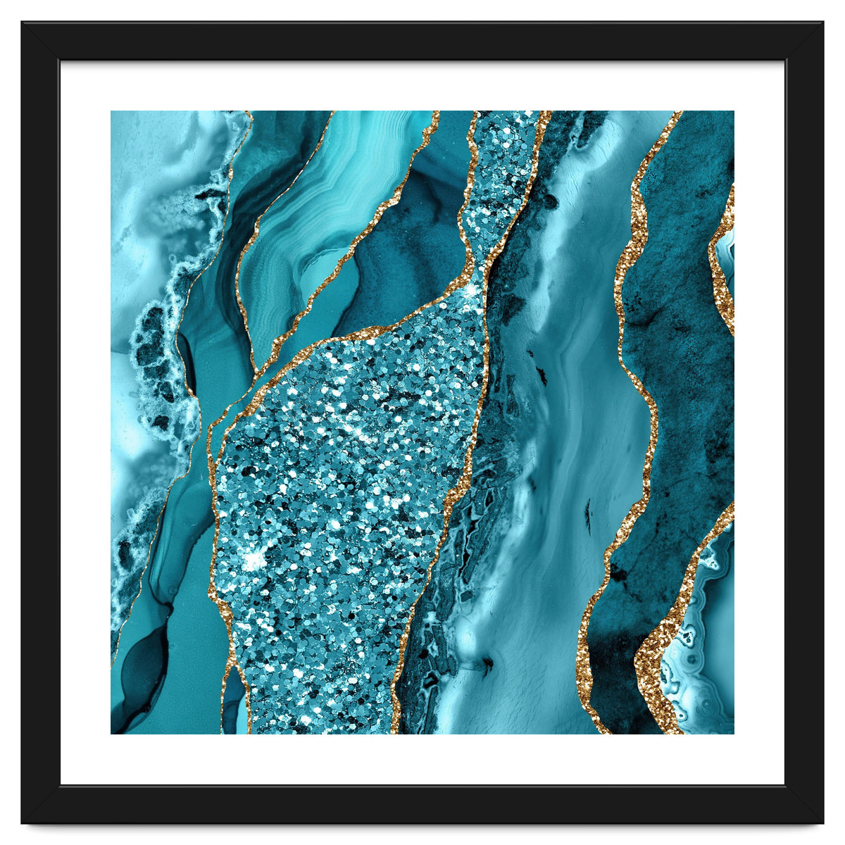 Agate Glitter Ocean Texture 11