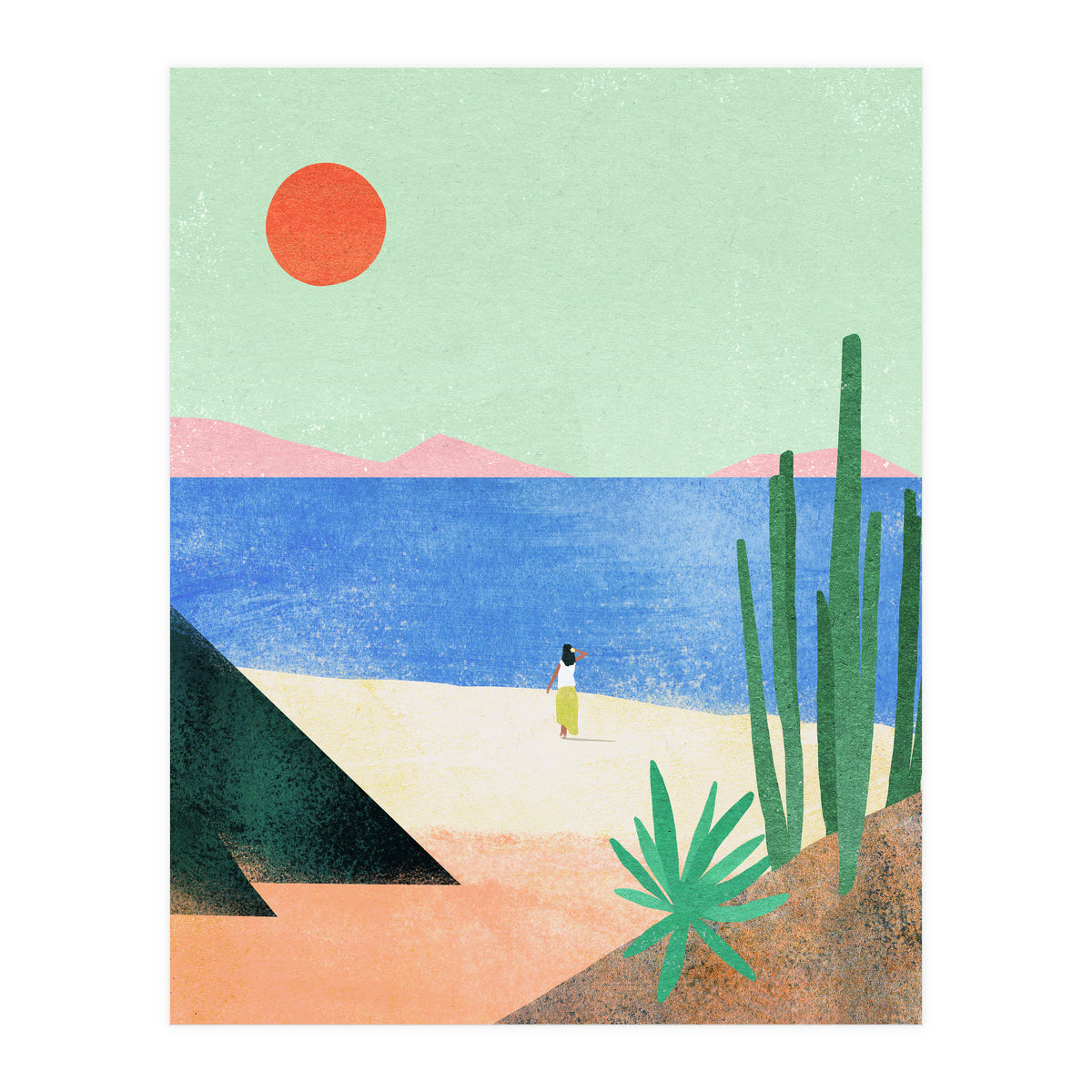 Beach Girl II (Print Only)