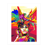 Beauty Traditional Ethnic Woman Pop Art (Print Only)