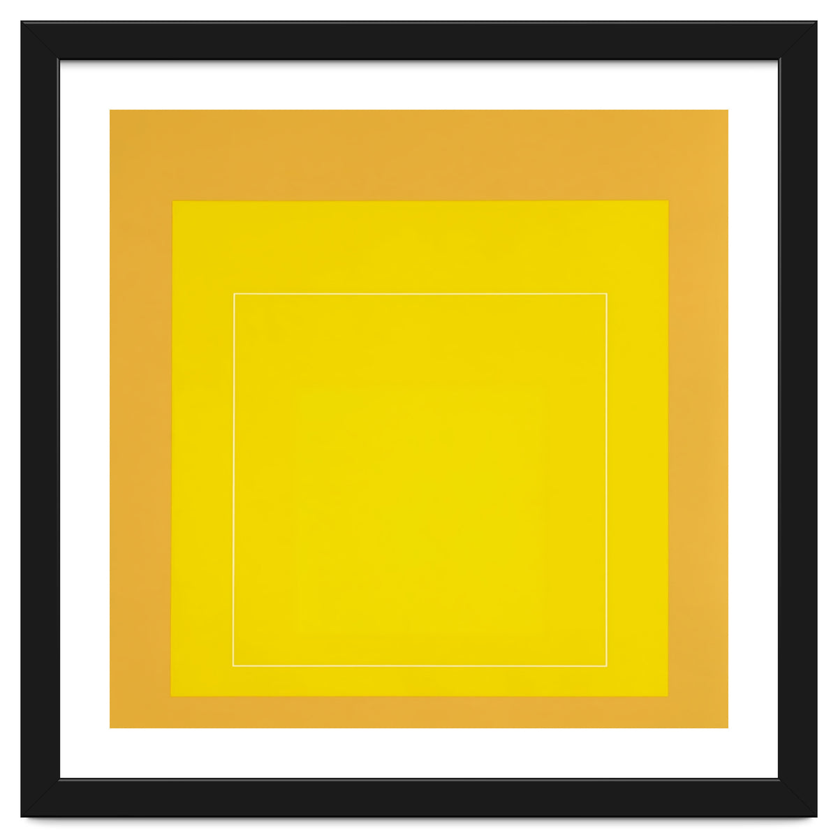 JOSEF ALBERS - HOMAGE TO THE SQUARE YELLOW