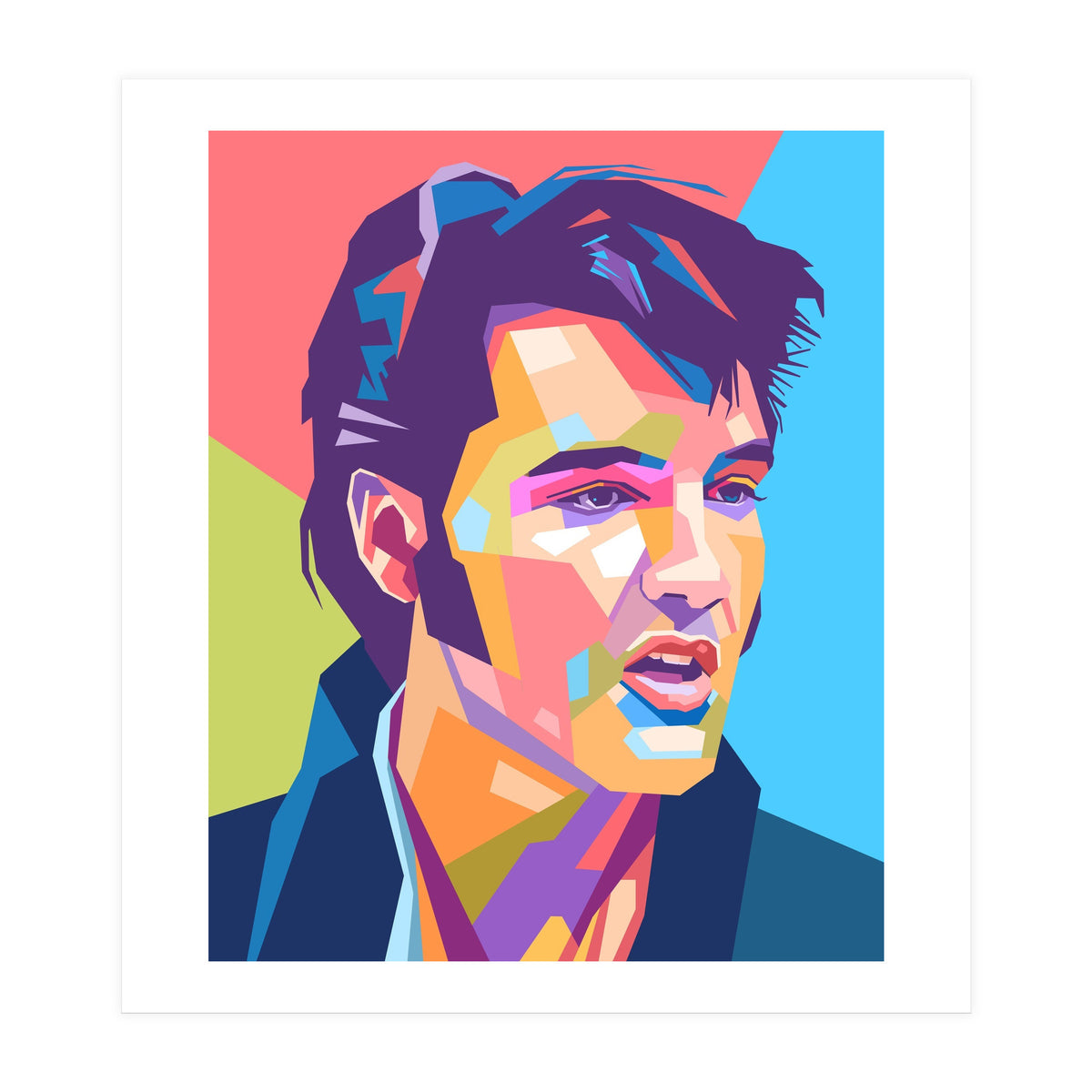 Elvis Presley pop art (Print Only)