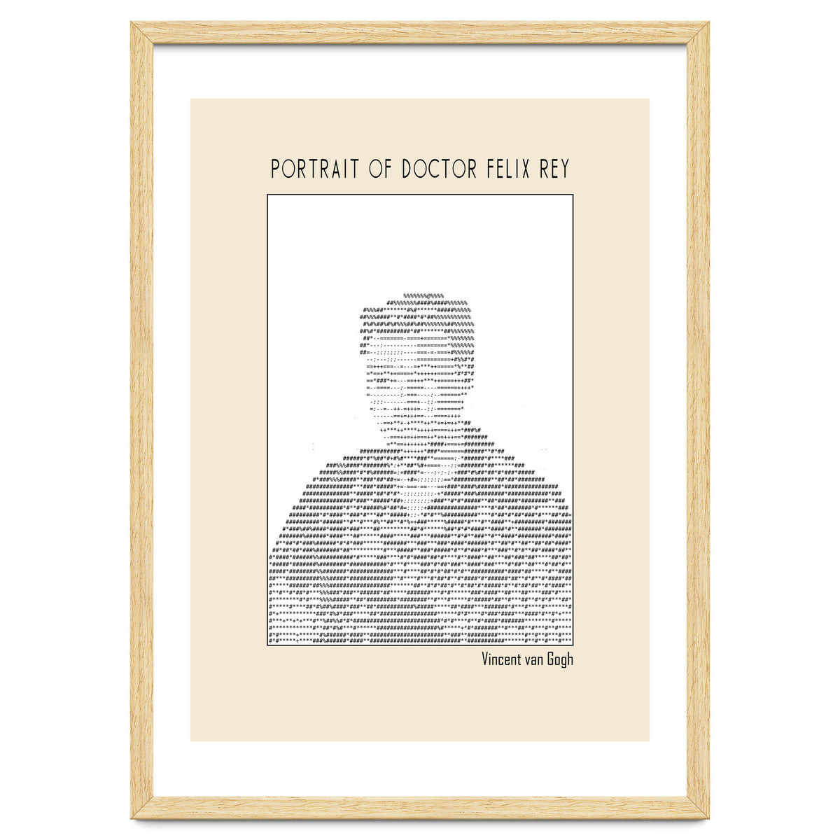Portrait Of Doctor Felix Rey (ascii Art)