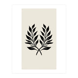 Minimalist Laurel Wreath: Botanical Line Art (Print Only) thumbnail