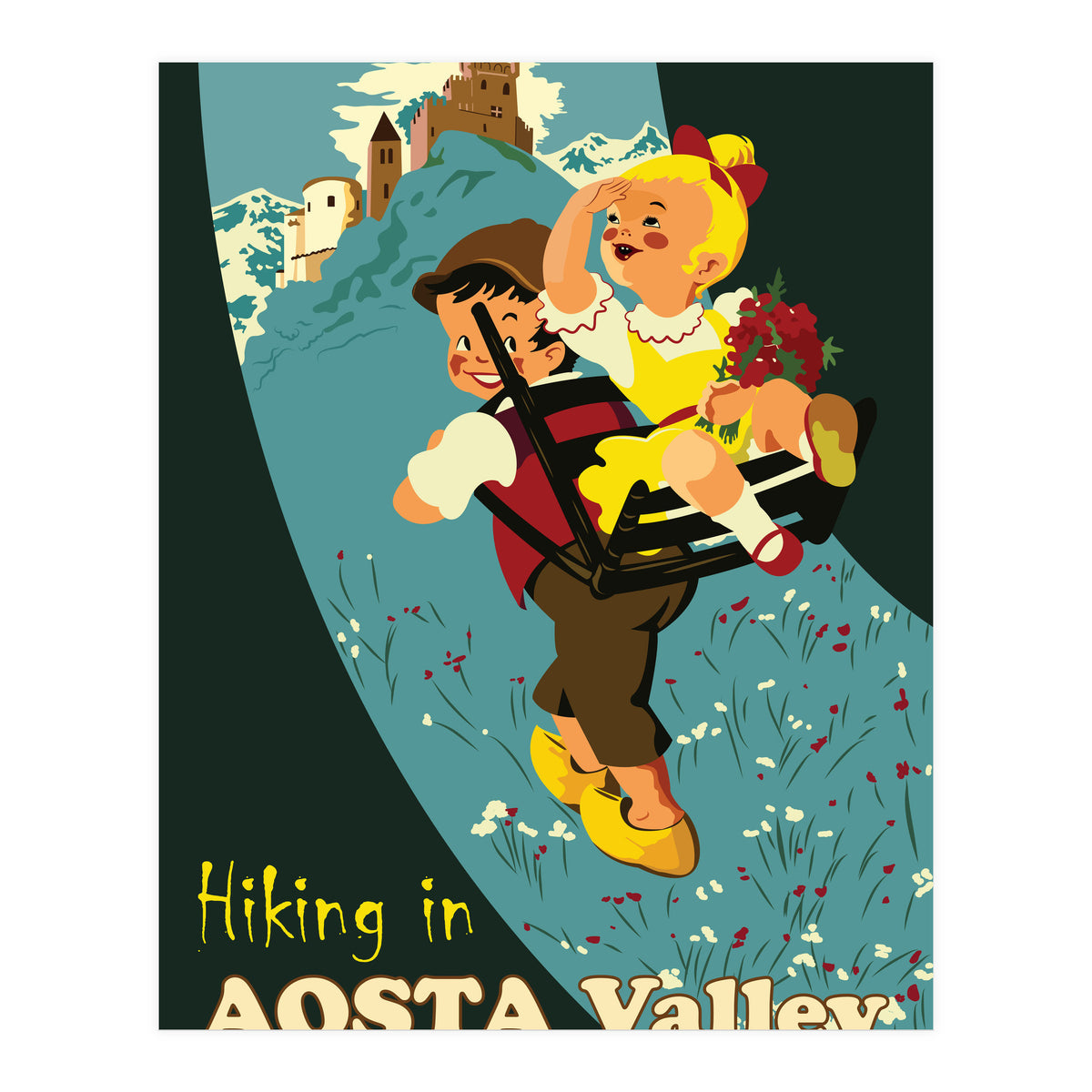 Hiking In Aosta Valley (Print Only)