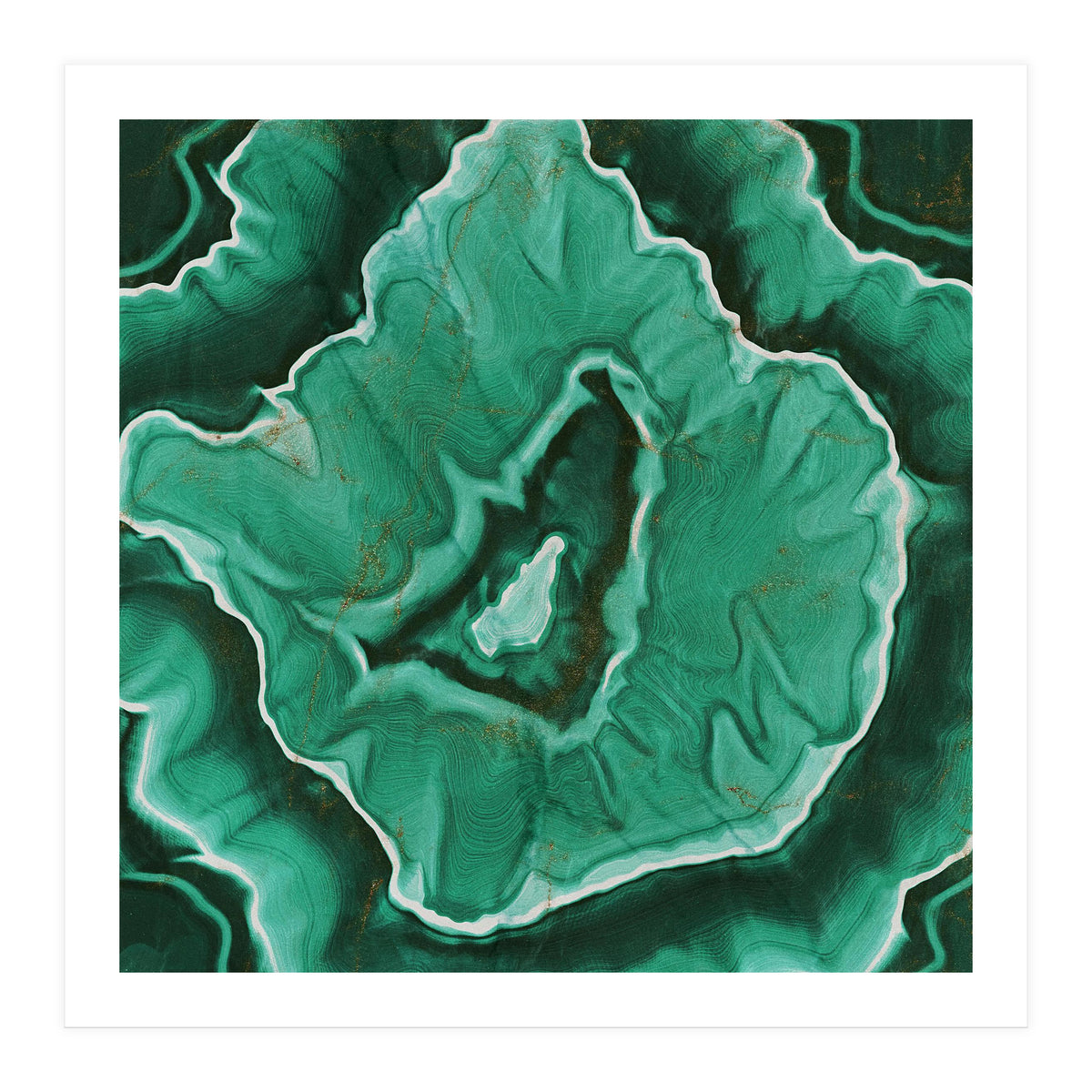 Malachite Texture 02 (Print Only)