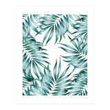Island Life, Tropical Minimal Palm Vintage Illustration, Luxe Bohemian Botanical Nature Beachy (Print Only) thumbnail