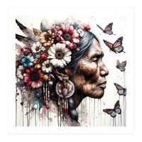 Matriarch With Wildflowers (Print Only)