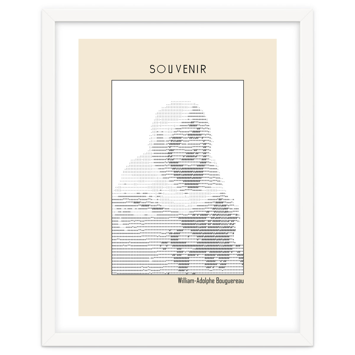 Souvenir – William Adolphe Bouguereau (1894) – Ascii Art