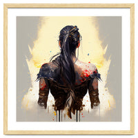 Warrior Woman From Behind